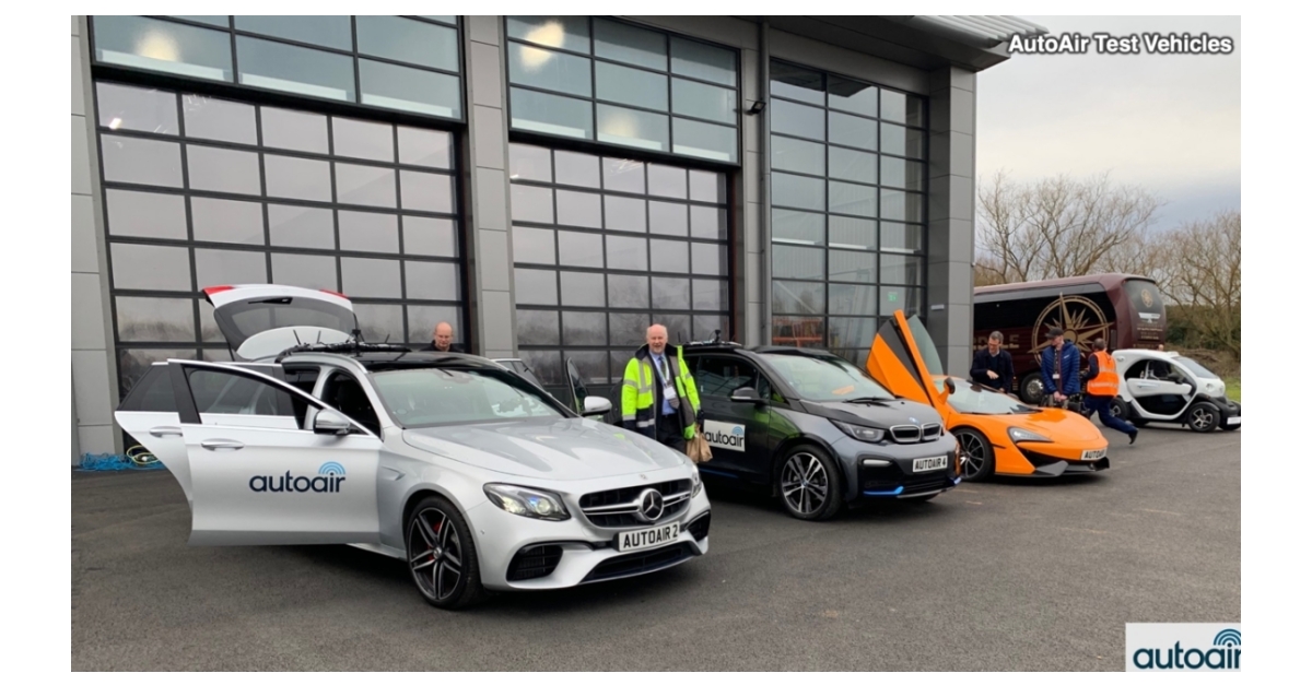 AutoAir 5G Connected and Autonomous Vehicle Test Bed Goes Live