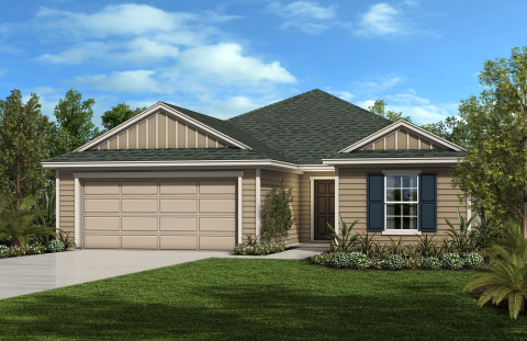 New KB homes now available in Jacksonville. (Photo: Business Wire)