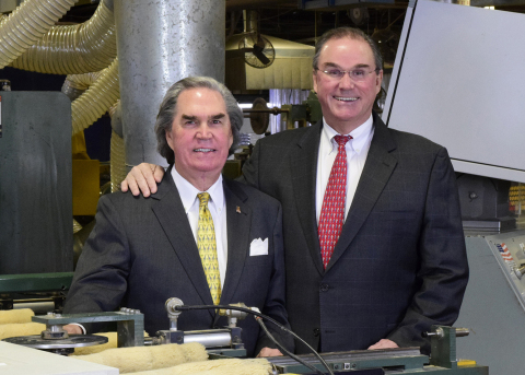 Steves & Sons CEO Edward G. Steves (left) and President and COO Sam Bell Steves II named 'Legacy Lea ... 