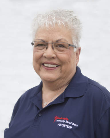 Pat Yahnke was inducted into the Fresenius Kabi Blood Donation Hall of Fame for her work as both a donor and volunteer. She has been donating for more than 16 years and volunteering for more than eight at the Nebraska Community Blood Bank. (Photo: Business Wire)