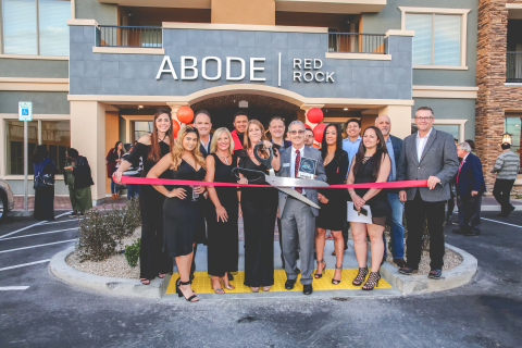 The Abode Red Rock Apartments - Abode Properties' recently completed development in Las Vegas, Nevada celebrates its Grand Opening. (Photo: Business Wire)