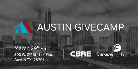 Join Austin GiveCamp March 29 - 31, 2019 to provide technology and marketing solutions for local nonprofits. (Graphic: Business Wire)