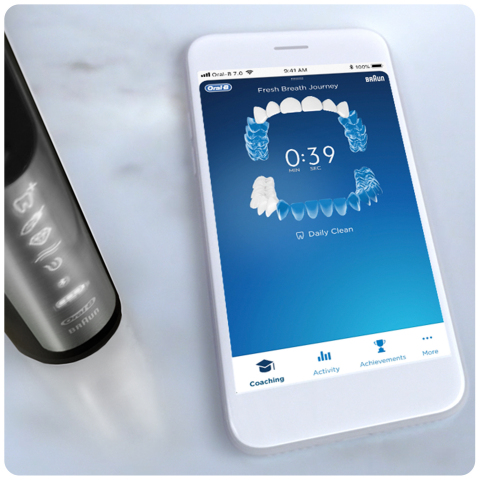 Oral-B GENIUS X with Artificial Intelligence and the Oral-B App. (Photo: Business Wire)
