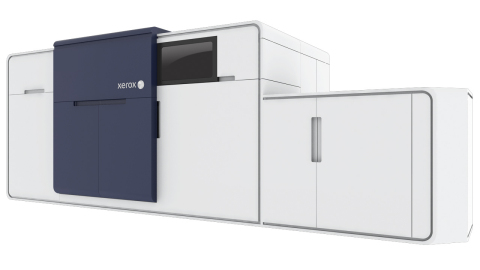 The Xerox Rialto 900 Inkjet Press, the world's only fully-integrated roll-to-cut sheet, narrow web i ... 