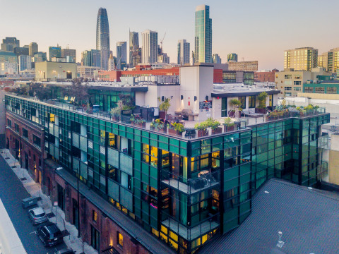 Arc Light, a 94-unit property in San Francisco. The adaptive reuse of the California Electric Light Company building was developed in 2013 to LEED Gold certification. (Photo: Business Wire)