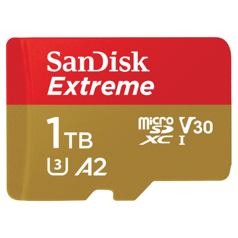 1TB SanDisk Extreme® UHS-I microSDXC™ card (Photo: Business Wire)