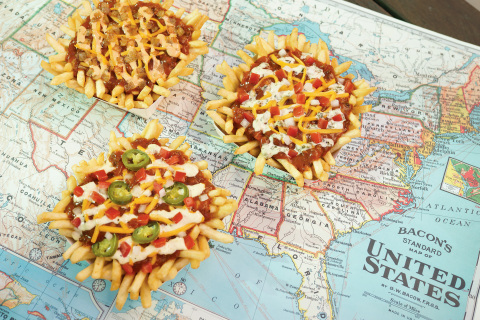 Wienerschnitzel is introducing three new flavors of its Loaded Chili Fries, showcasing regional tastes from across the U.S. (Photo: Business Wire)