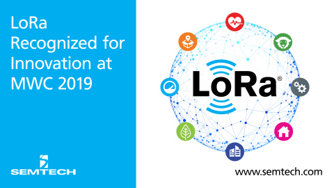 LoRa recognized for innovation at Mobile World Congress 2019. (Graphic: Business Wire)