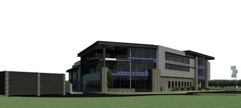 Tyler Technologies' building expansion will add 45,000 square feet of space to its existing campus i ... 