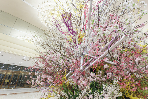 Sakura cherry blossoms will be displayed throughout the hotel to represent arrival of spring with sakura exhibition and delectable foods using spring ingredients. (Photo: Business Wire)