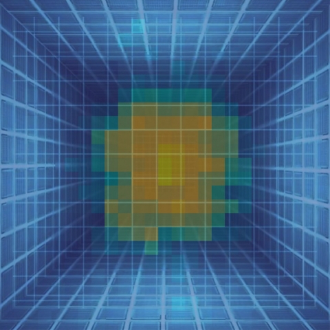 Caption: This illustration represents a new approach for mapping and measuring photonic correlation  ... 