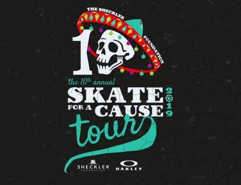 Sheckler Foundation Takes Popular Skate for a Cause Event on a 10 Stop Demo Tour (Graphic: Business Wire)