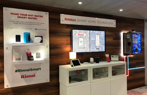 Rinnai's Suite of Home Automation (Photo: Business Wire)