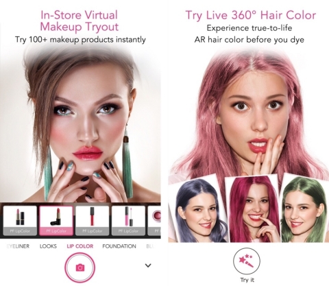YouCam Introduces In-Store AR Try-on Solution for Beauty Retail with New "YouCam for Business" App. (Photo: Business Wire)