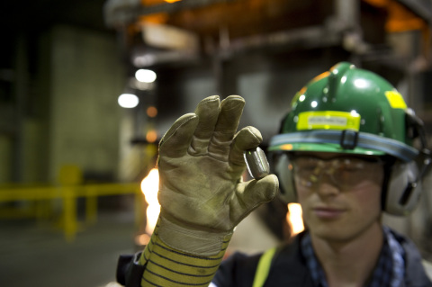 Sherritt marked 3 billion pounds of nickel production at its refinery in Fort Saskatchewan, AB (Phot ... 