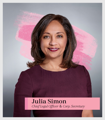 Julia Simon, Chief Legal Officer and Corporate Secretary. Named to BLACK ENTERPRISE’s 2019 Most Powerful Women in Corporate America List. (Photo: Mary Kay Inc.)