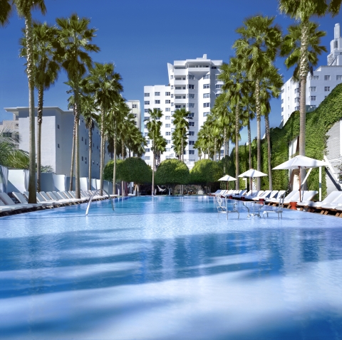 Delano South Beach hotel pool (Photo: Business Wire)