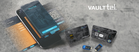 A secure software wallet to store cryptocurrencies combining VaultTel Chip for mobile phones, encryption and biometric authentication. (Photo: Business Wire)