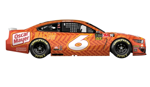 No. 6 Oscar Mayer Bacon Ford Mustang  (Photo: Business Wire)