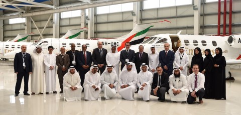 Group photo with 14 general managers and second-tier of civil aviation leaders in the Arab world (Ph ... 