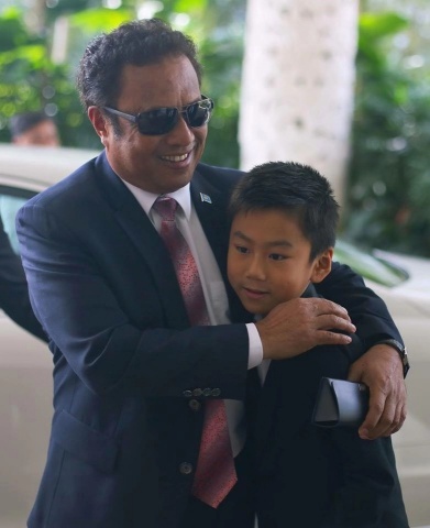 International Child Celebrity, Emiliano Cyrus aged 10 appointed as the Republic of Palau's Honorary  ... 