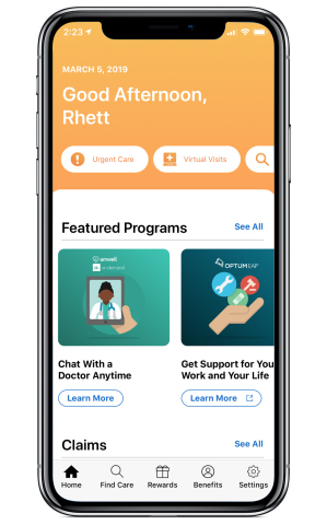 The next-generation Rally consumer digital health platform enables users to access and manage their employee benefits in a single web or mobile experience. (Graphic: Business Wire)