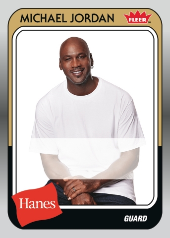 To celebrate the 30th year of the basketball legend and his favorite underwear brand, Hanes is launching a promotion designed to be a slam dunk for consumers. Beginning March 11, more than 800,000 specially marked bonus packs of Hanes men's underwear, including Comfort Flex Fit boxer briefs, will contain a pack of 30th Anniversary Michael Jordan trading cards. Ten lucky consumers will find this rare Michael Jordan autograph card with his signature in their packs. (Photo: Business Wire)