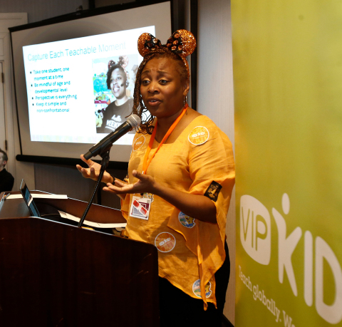 Teacher leading a workshop for participants of VIPKid’s fourth regional Journey conference in Chicago, March 9, 2019 (Photo: Business Wire)