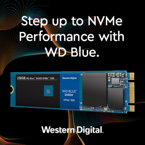Step up to NVMe Performance with WD Blue NVMe SSD