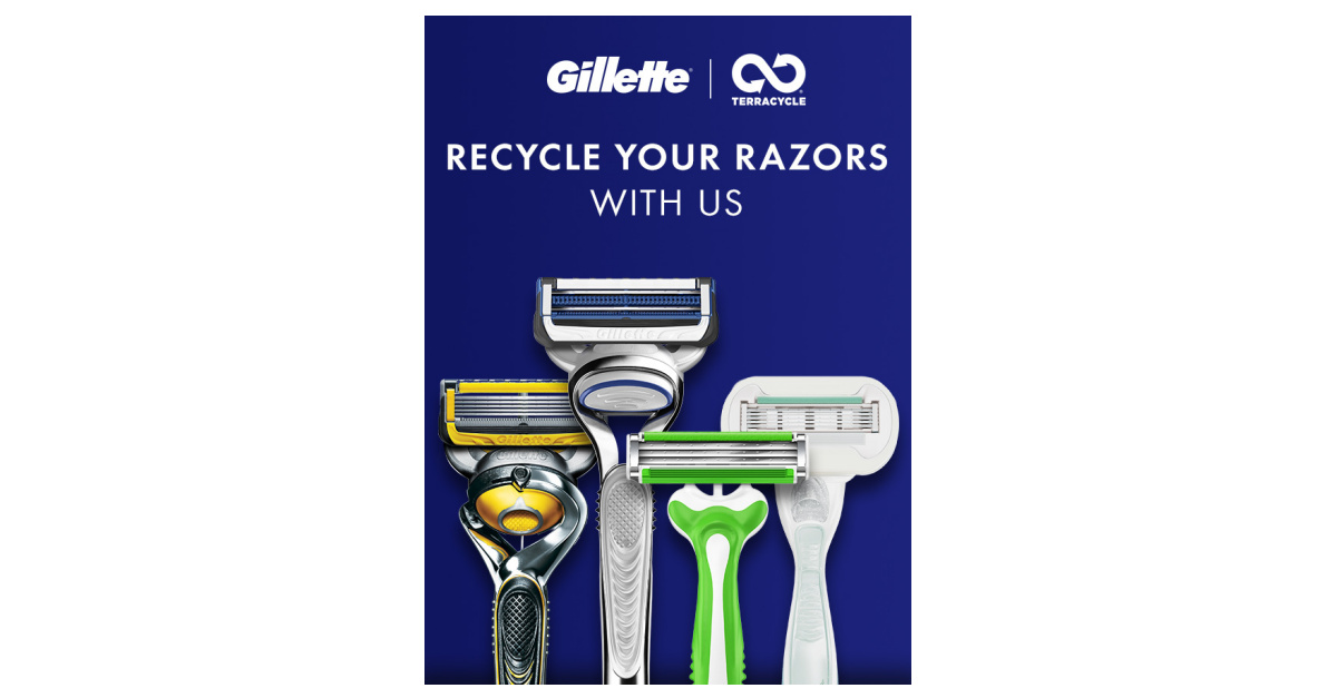 Gillette® and TerraCycle Partner to Make All Razors Recyclable