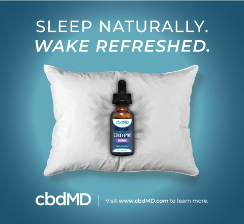 In Conjunction with Daylight Savings, cbdMD Launches Highly Anticipated CBD Sleep Aid (Photo: Business Wire)