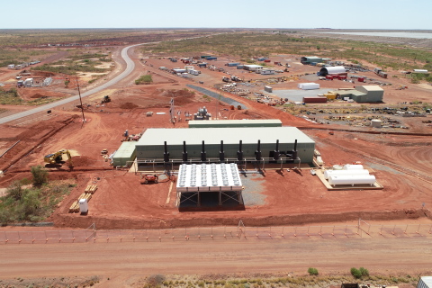 Newmont's Tanami (Granites) natural gas power station in Northern Territory, Australia. (Photo: Busi ... 
