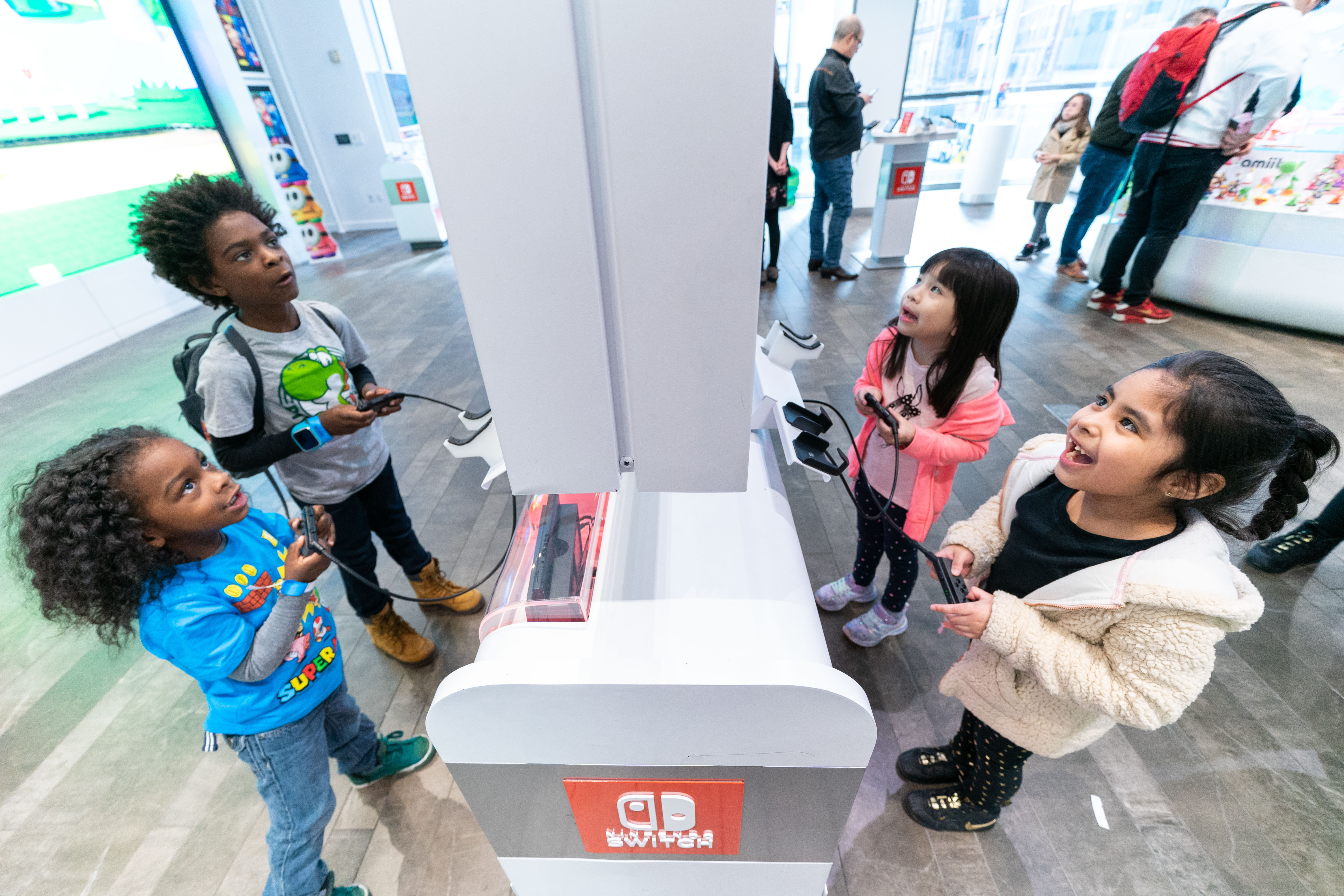 Photos of the Yoshi's Crafted World and Kirby's Extra Epic Yarn Launch  Event at Nintendo NY Store Are Available on Business Wire's Website and the  Associated Press Photo Network | Business Wire