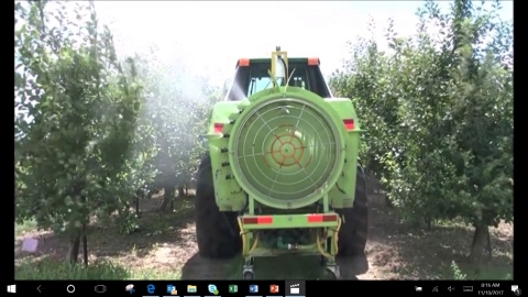 Intelligent Spray Control System working in orchard (Photo: Business Wire) 