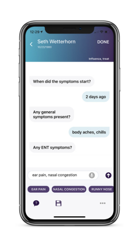 Sopris Assistant is a fully automated digital assistant that enables clinicians to complete documentation in 45 seconds or less – while they walk from one exam room to the next. (Photo: Business Wire)