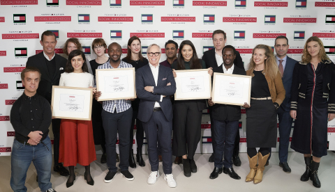 The prestigious jury panel and TOMMY HILFIGER Challenge winners at the Final Event. (Photo: Business ... 