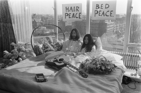John Lennon and Yoko Ono appear courtesy of Yoko Ono Lennon.