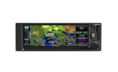GNX 375 WAAS/LPV navigator with integrated ADS-B In/Out transponder. (Photo: Business Wire)