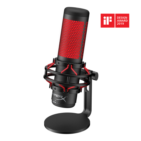 HyperX Announces HyperX QuadCast Microphone for Streamers and Casters. (Photo: Business Wire)