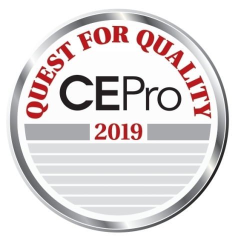 Control4 - CE Pro Quest for Quality Awards 2019 (Graphic: Business Wire)