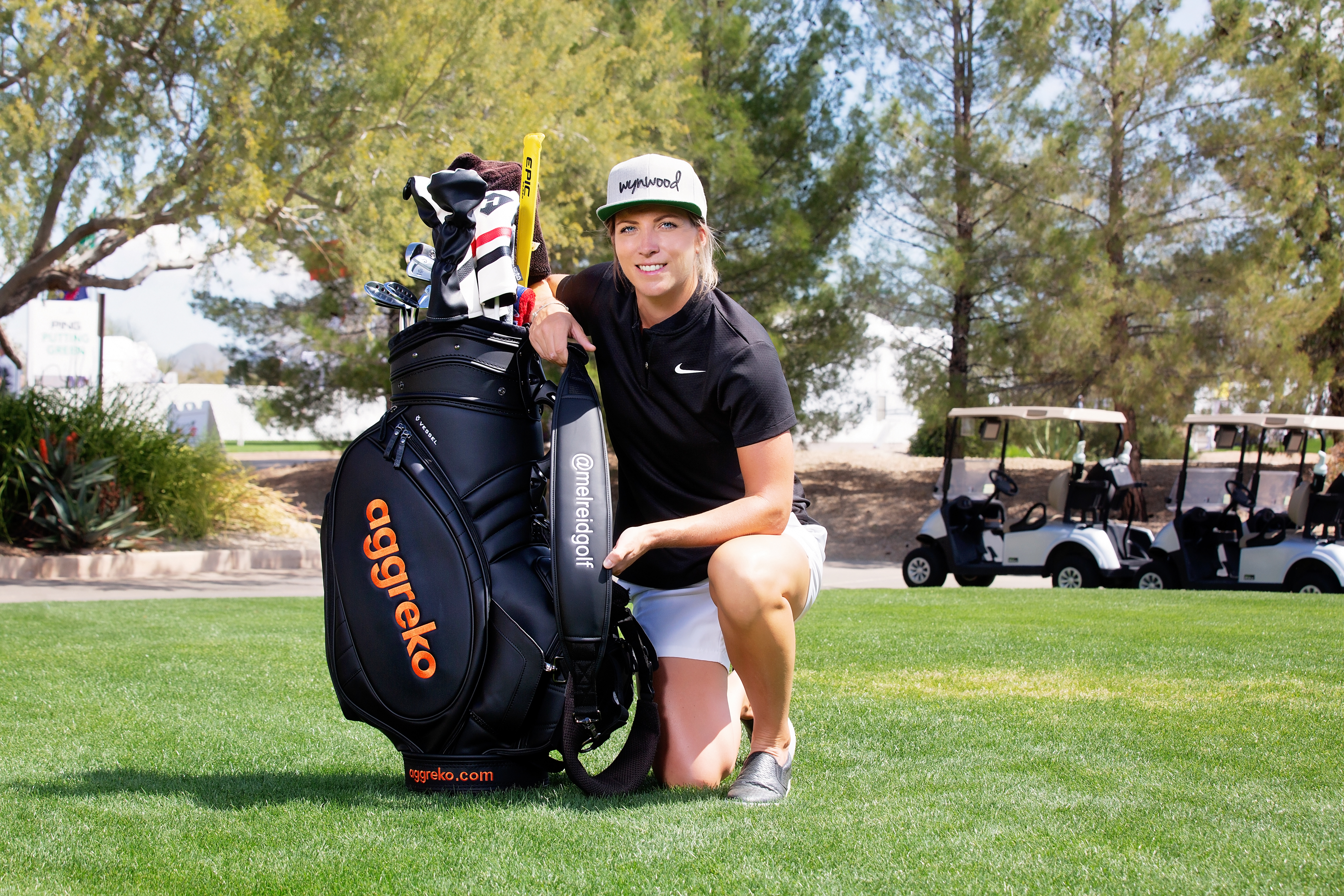 Female Golfer Mel Reid Receives Equipment Bag Of Newest Sponsor Business Wire