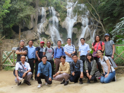 Technical visit to the Kuang Si Waterfall (Photo: Business Wire)