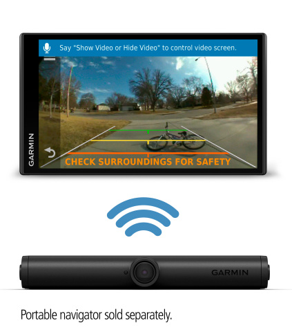 Garmin® makes it easy to see behind vehicles with the new wireless BC™ 40 backup camera (Photo: Busi ... 