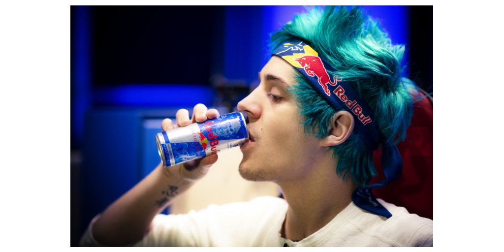 Ninja headband fortnite red bull