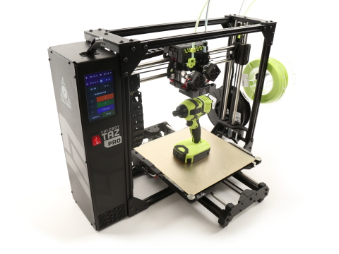 The new LulzBot TAZ Pro provides large, multi-material printing with easy, professional results. (Ph ... 