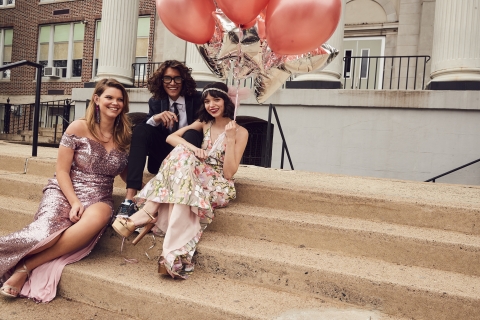 Make this prom unforgettable with Macy’s incredible selection of fashion-forward gowns, accessories and beauty. B Darlin sequin gown and Sequin Hearts embroidered gown, $109-$139 (Photo: Business Wire) 