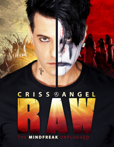 Criss Angel "RAW — The Mindfreak Unplugged" show is coming to The Event Center at Rivers Casino Pittsburgh on Sunday, June 9, at 8 p.m. (Graphic: Business Wire)