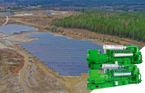 INNIO will supply six Jenbacher gas engines for the LEMENE microgrid project in Finland. (Photo: Bus ... 