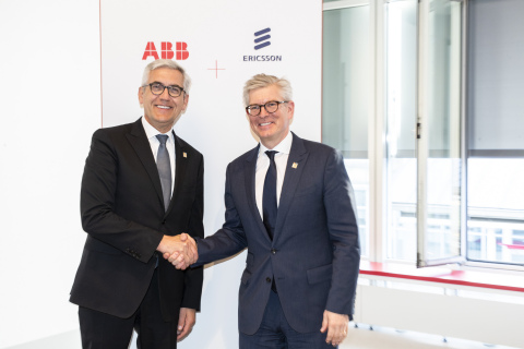 ABB CEO Ulrich Spiesshofer and Börje Ekholm, President and CEO, Ericsson signed MoU at Hannover Mess ... 