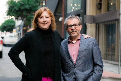 Barbara Bates, Global CEO, Hotwire and Lou Hoffman, Founder & CEO, The Hoffman Agency (Photo: Busine ... 